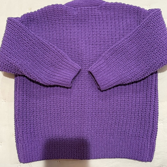 H&M Purple Kid’s Knit Cardigan Size 3T - Picture 5 of 5